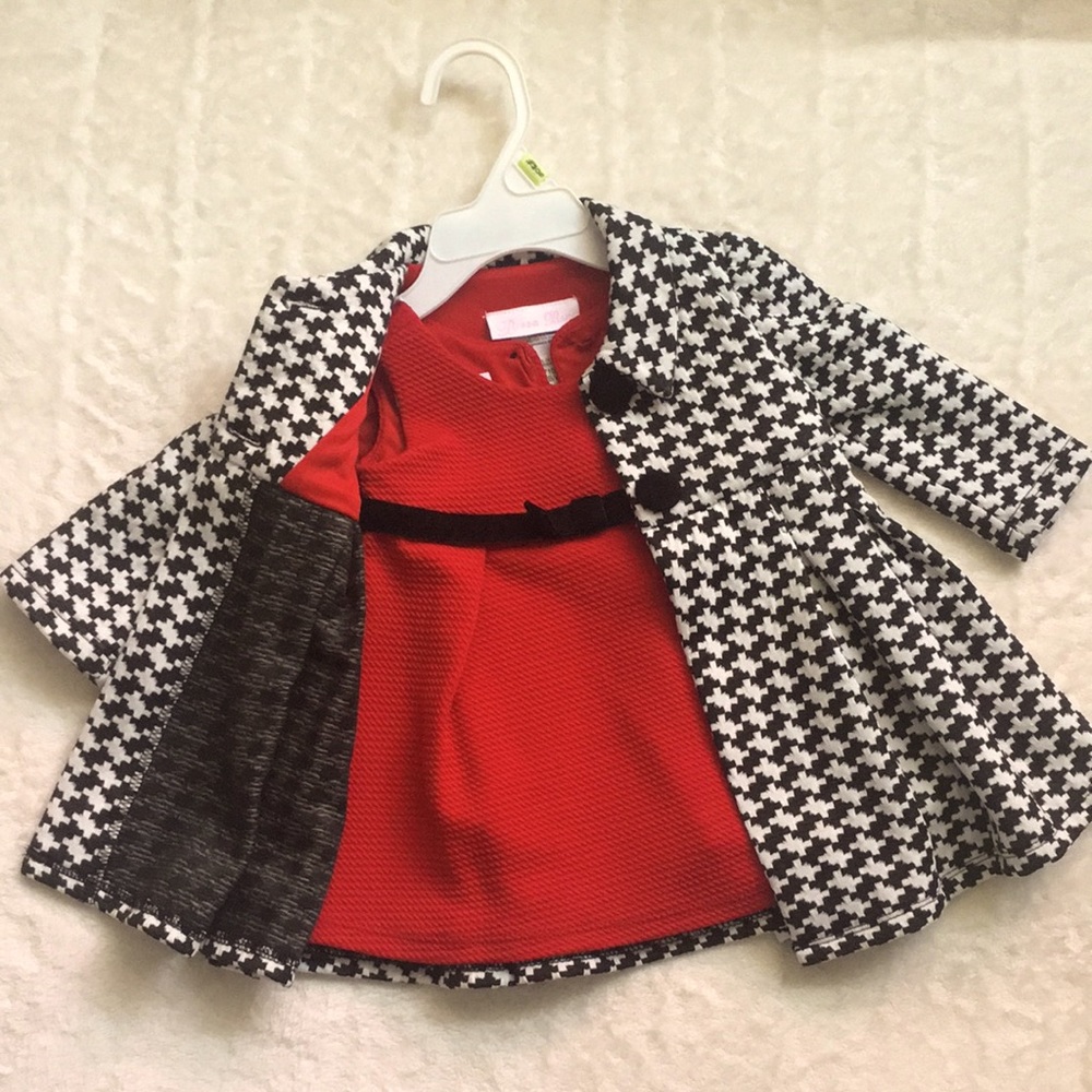 Dress and coat